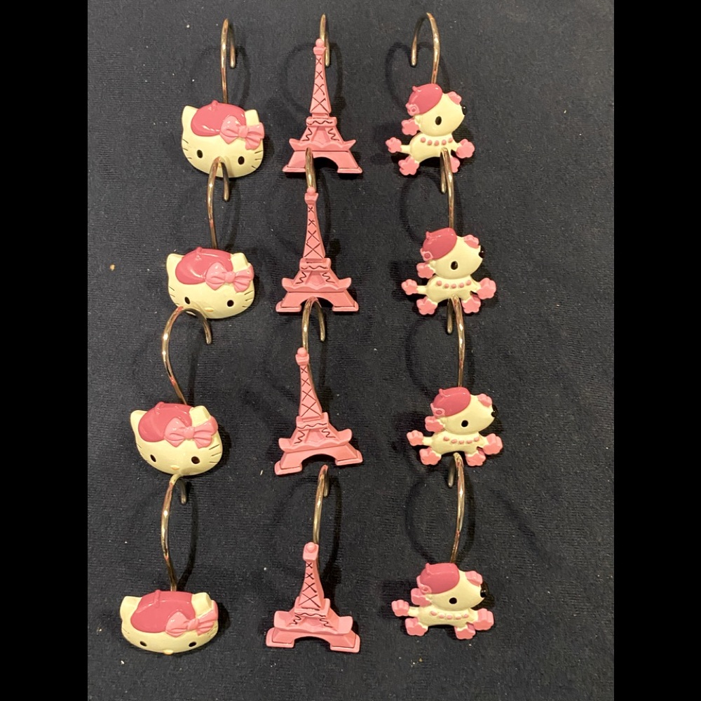Hello Kitty Vintage Bonjour Shower Hooks